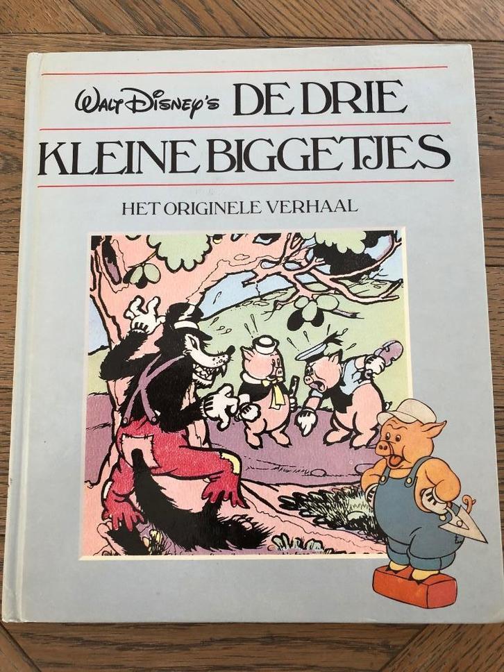 Walt Disney, De drie kleine biggetjes, Boeken, Kinderboeken | Jeugd | 10 tot 12 jaar, Gelezen, Ophalen of Verzenden