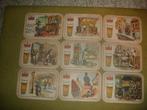 9 oude bierviltjes van Supra Chevalier Marin, Ambachten, Verzamelen, Biermerken, Ophalen of Verzenden, Zo goed als nieuw, Viltje(s)