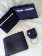 Portefeuille blauw met bijhorende sleutelhanger, Ophalen, Blauw