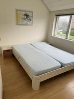 Auping bed spiraalbodem wit zijtafels, Ophalen