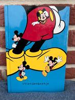 Vriendenboekje Mickey Mouse Disney, Ophalen of Verzenden, Mickey Mouse, Zo goed als nieuw, Papier, Kaart of Schrift