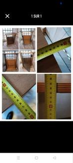 Meuble TV sur roulette avec étagère  et porte en verre, Enlèvement, Comme neuf