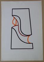 BERT DE LEEUW / ELEMENT / KLEURZEEFDRUK / 98x68cm / SIG, Ophalen of Verzenden