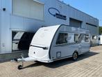 Knaus 460 EU 60 Years EU E-Power Bankairco Cassetteluifel, Caravans en Kamperen, Caravans, Schokbreker, Bedrijf, 4 tot 5 meter