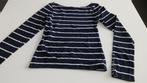 Blauw/wit gestreepte longsleeve maat XS, in perfecte staat!, H&M, Blauw, Ophalen of Verzenden, Zo goed als nieuw