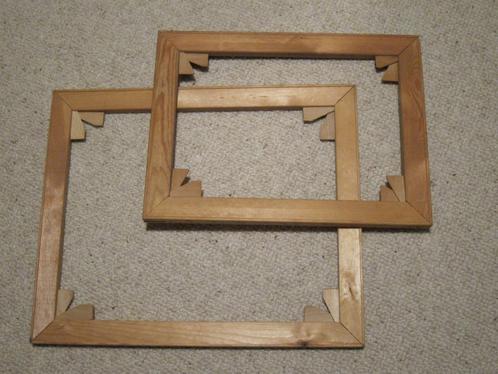 Sleutelframe, 2 stuks, Hobby en Vrije tijd, Schilderen, Gebruikt, Doek, Ophalen of Verzenden