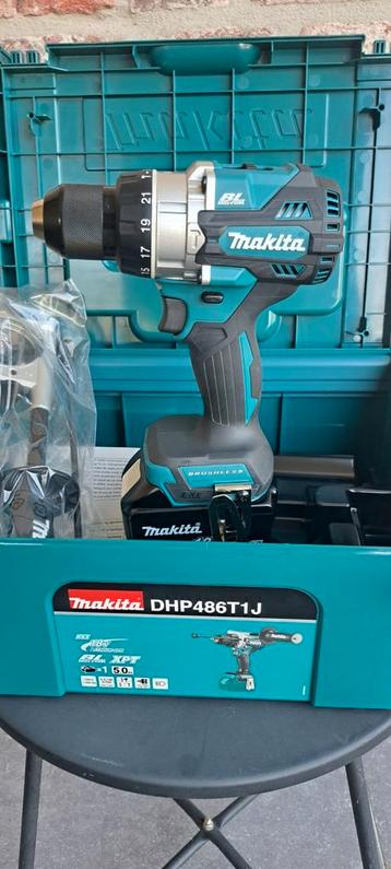 Makita DHP486T1J klopboor-schroefmachine 18V NIEUW! beschikbaar voor biedingen
