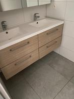 Badkamermeubel kompleet, Huis en Inrichting, Badkamer | Badkamermeubels, Ophalen, 100 tot 150 cm, Zo goed als nieuw, Wastafelkast