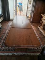 Massieve eiken eetkamer, Ophalen, Zo goed als nieuw, 4 tot 6 stoelen
