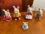 Sylvanian Periwinkle-familie met baby., Ophalen of Verzenden, Gebruikt, Poppenhuis