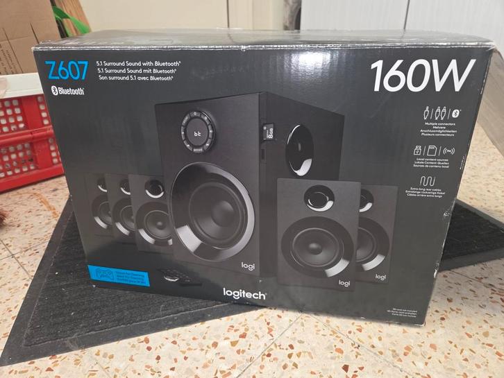 Logitech Z607 5.1 Surround Sound met Bluetooth, Computers en Software, Pc speakers, Gebruikt, Audiokanaal 5.1, Ophalen