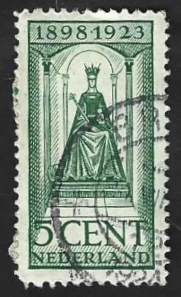 1 Postzegel Nederland Koningin Wilhelmina Regeringsjubile beschikbaar voor biedingen
