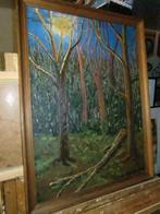 huile sur panneau sous bois signe toulouse, Antiquités & Art, Enlèvement