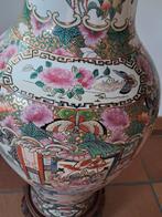 Grand vase chinois 61 cm avec socle, Enlèvement