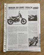 Unieke Map met documentatie Mash 50 Dirt Track bromfiets, Verzenden, Zo goed als nieuw