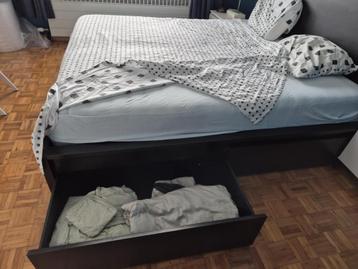 IKEA MALM bedframe met 4 lades 180x200cm + LÖNSET  beschikbaar voor biedingen
