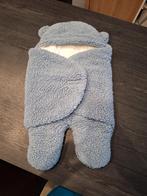 Wikkeldeken teddystof blauw, Kinderen en Baby's, Ophalen, Zo goed als nieuw