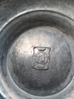 4 stuks maatbeker in tin met stempel op onderaan, Antiek en Kunst, Antiek | Tin, Ophalen