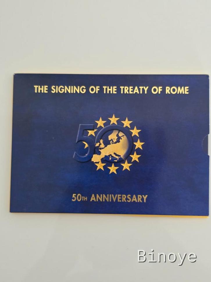 Irlande 2007 – Série euro BU + 2€ Traité de Rome, Timbres & Monnaies, Monnaies | Europe | Monnaies euro, Série, Irlande, Enlèvement ou Envoi