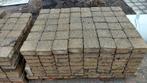 10 a 12 M² klinkers dolomiet 14 x 14 x 6, Tuin en Terras, Tegels en Klinkers, Ophalen, Gebruikt, Klinkers, 10 m² of meer