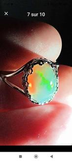 Sterling zilver ring met prachtig natuurlijk opaal, Ophalen, Nieuw, Met edelsteen, Dame
