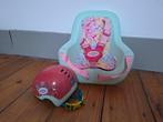Fietsstoeltje en fietshelm Babyborn, Kinderen en Baby's, Speelgoed | Poppen, Ophalen, Zo goed als nieuw, Babypop