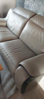 Prachtig salon van Chateau d' Ax. Buffels leder. Antr zwart, Huis en Inrichting, Zetels | Zetels, Ophalen