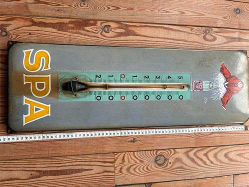Spa thermometer emaille bord reclame uit 1959, Verzamelen, Merken en Reclamevoorwerpen, Ophalen