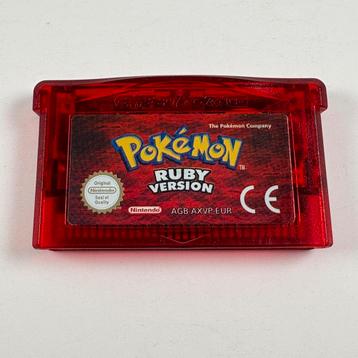 Authentieke Pokémon Ruby Version Nintendo GBA beschikbaar voor biedingen