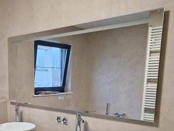 Badkamer spiegel 160cm - Licht + verwarming beschikbaar voor biedingen