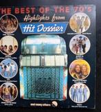 LP THE BEST OF THE 70'S / HIGHLIGHTS FROM HIT DOSSIER, Gebruikt, Ophalen of Verzenden