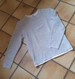 grijze vest met witte afwerking XS, Enlèvement ou Envoi, Porté, Taille 46 (S) ou plus petite, Gris