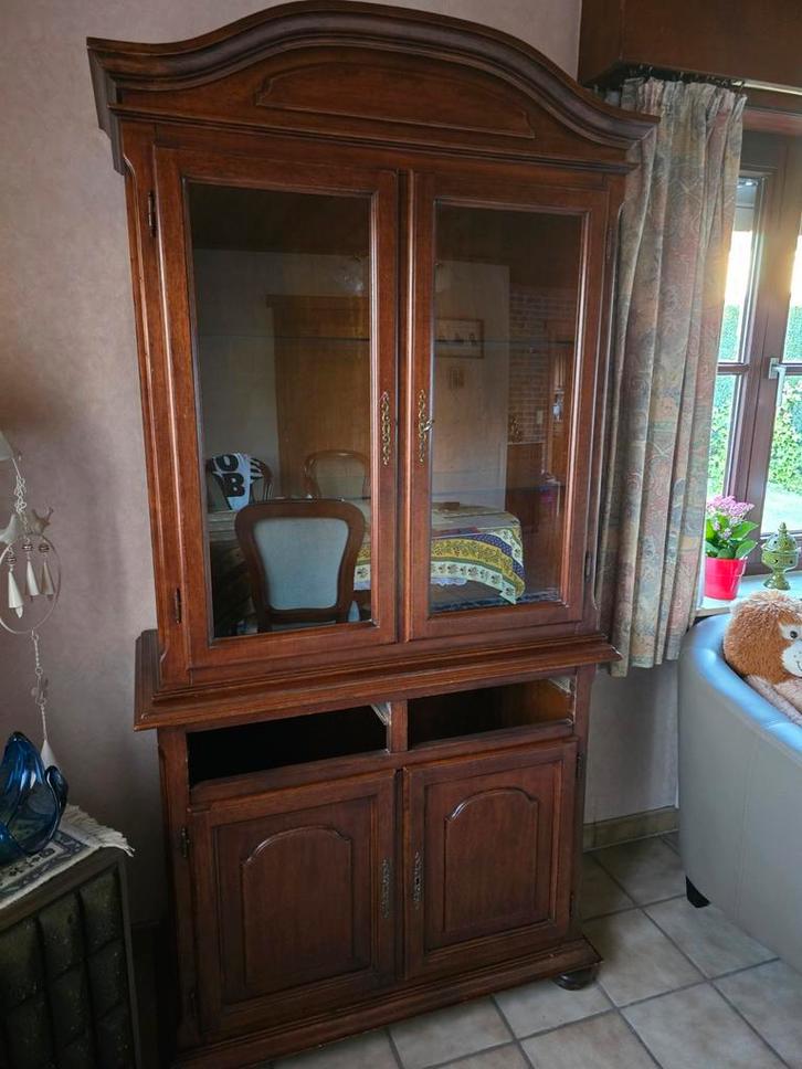 Volhouten Notelaar eetkamer te koop, Huis en Inrichting, Kasten | Buffetkasten, Zo goed als nieuw, Ophalen