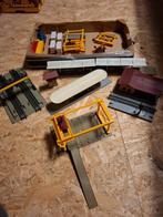 Ho modelbouw trein, station, perrons, container industrie, Ophalen