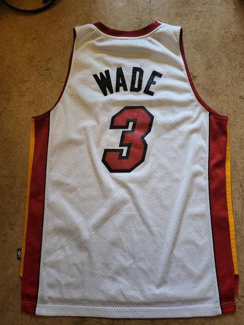 NBA Dwyane Wade Heat shirt Adidas (L), Sport en Fitness, Basketbal, Gebruikt, Kleding, Ophalen of Verzenden