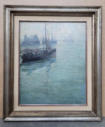 Camille BOTTIN, impressionistische marine beschikbaar voor biedingen