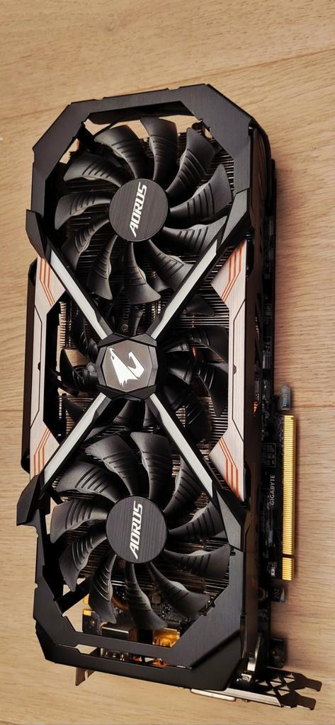 Gigabyte Geforce 1080ti 11gb, Informatique & Logiciels, Cartes vidéo, Enlèvement