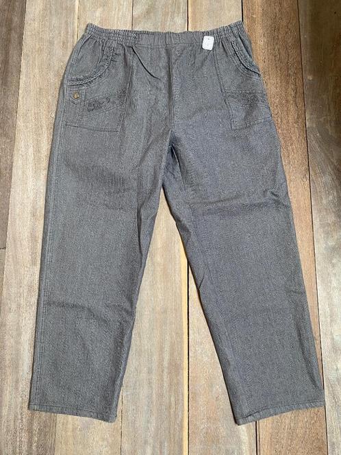 Comfortabele grijze jeansbroek met elastische taille, Kleding | Dames, Spijkerbroeken en Jeans, Nieuw, Overige jeansmaten, Grijs