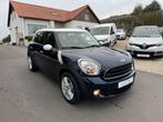 Mini countryman 1.6benzine/automaat/cruisecontrol/sfeerlicht, Auto's, Mini, 72 kW, Blauw, Leder en Stof, 5 deurs