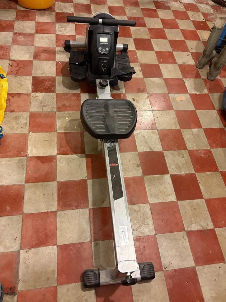 roeitrainer/roeimachine, Sport en Fitness, Fitnessapparatuur, Zo goed als nieuw, Roeitrainer, Armen, Benen, Borst, Buik, Rug, Metaal