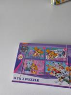 Paw Patrol 4 in 1 Nickledon puzzel 2.50 €, Ophalen of Verzenden, Zo goed als nieuw