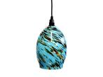 hanglamp exotisch glazen druppel, Ophalen of Verzenden, Zo goed als nieuw, Glas, Minder dan 50 cm