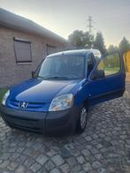 Peugeot partner Benzine+Gas, Auto's, Stof, Blauw, Handgeschakeld, Grijs