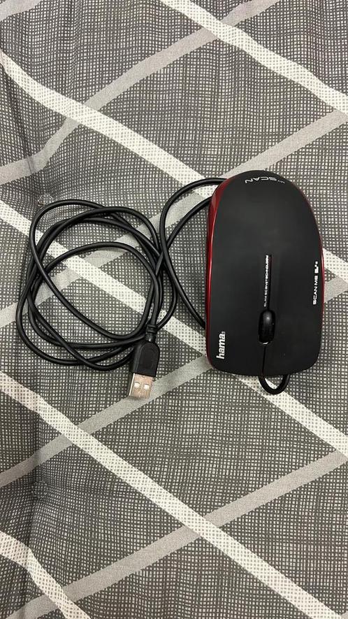 Souris Scanner HAMA, Computers en Software, Muizen, Zo goed als nieuw, Muis, Ophalen