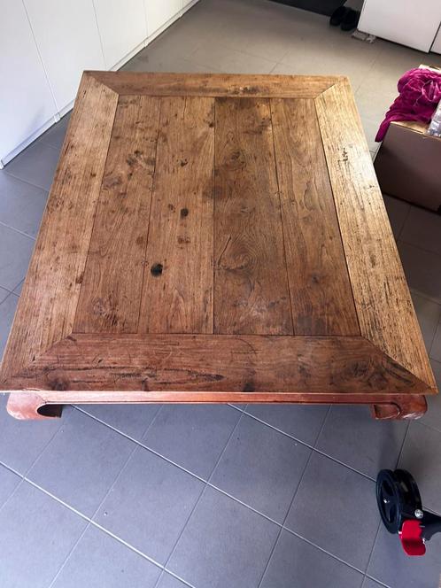 Echte oude opiumtafel, Huis en Inrichting, Tafels | Salontafels, Gebruikt, Ophalen