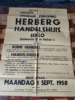 oude verkoopaffiche 1958 Eeklo, Enlèvement ou Envoi