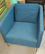 Ekero Fauteuil Skiftebo donkerblauw - 1 zit, Huis en Inrichting, Fauteuils, Ophalen, Minder dan 75 cm, Zo goed als nieuw, 50 tot 75 cm