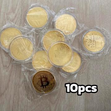 Bitcoin 24 k goud & zilver 10 stuks beschikbaar voor biedingen