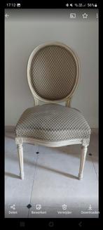 4 stoelen gestoffeerd, Huis en Inrichting, Stoelen, Ophalen, Hout, Gebruikt, Bruin