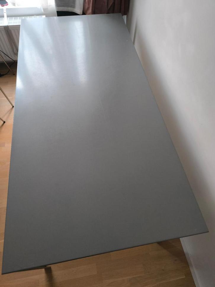 Table en acier macizo, Maison & Meubles, Bureaux, Comme neuf, Bureau, Enlèvement ou Envoi